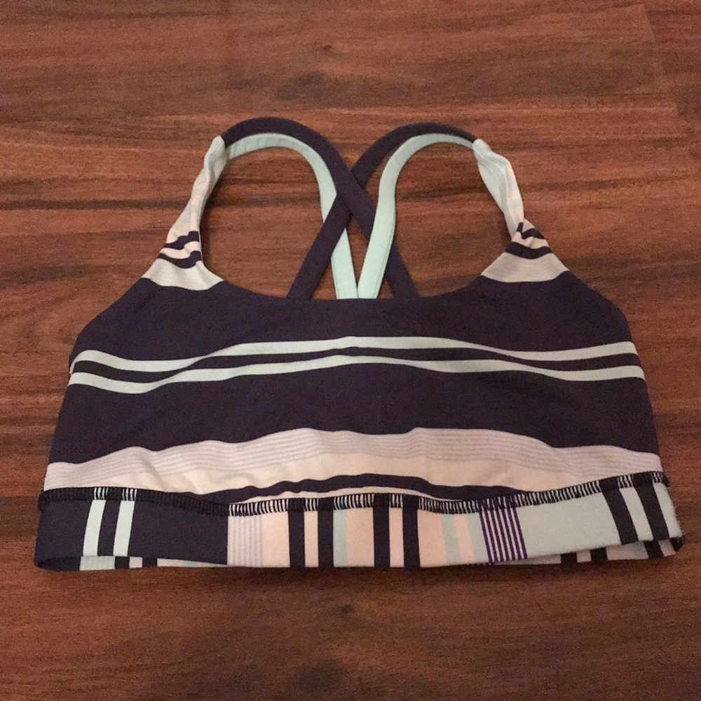 Lululemon Blue Energy Bra 🍋